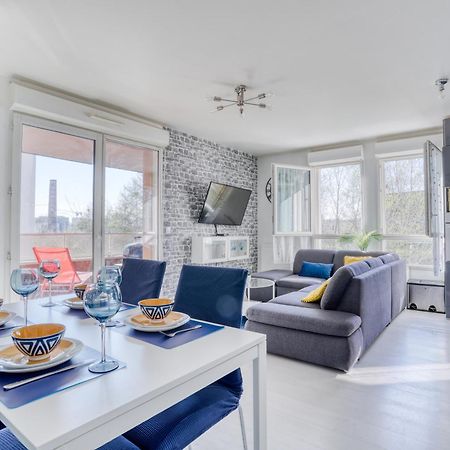 "Le Serenity ", Appartement Spacieux ,Balcon, Parking Prive Gratuit, Netflix, Proche Cdg Et Stade De France Stains Kültér fotó